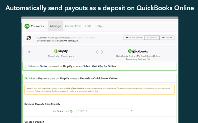 Connect Shopify Connector by Intuit with QuickBooks Online | Intuit