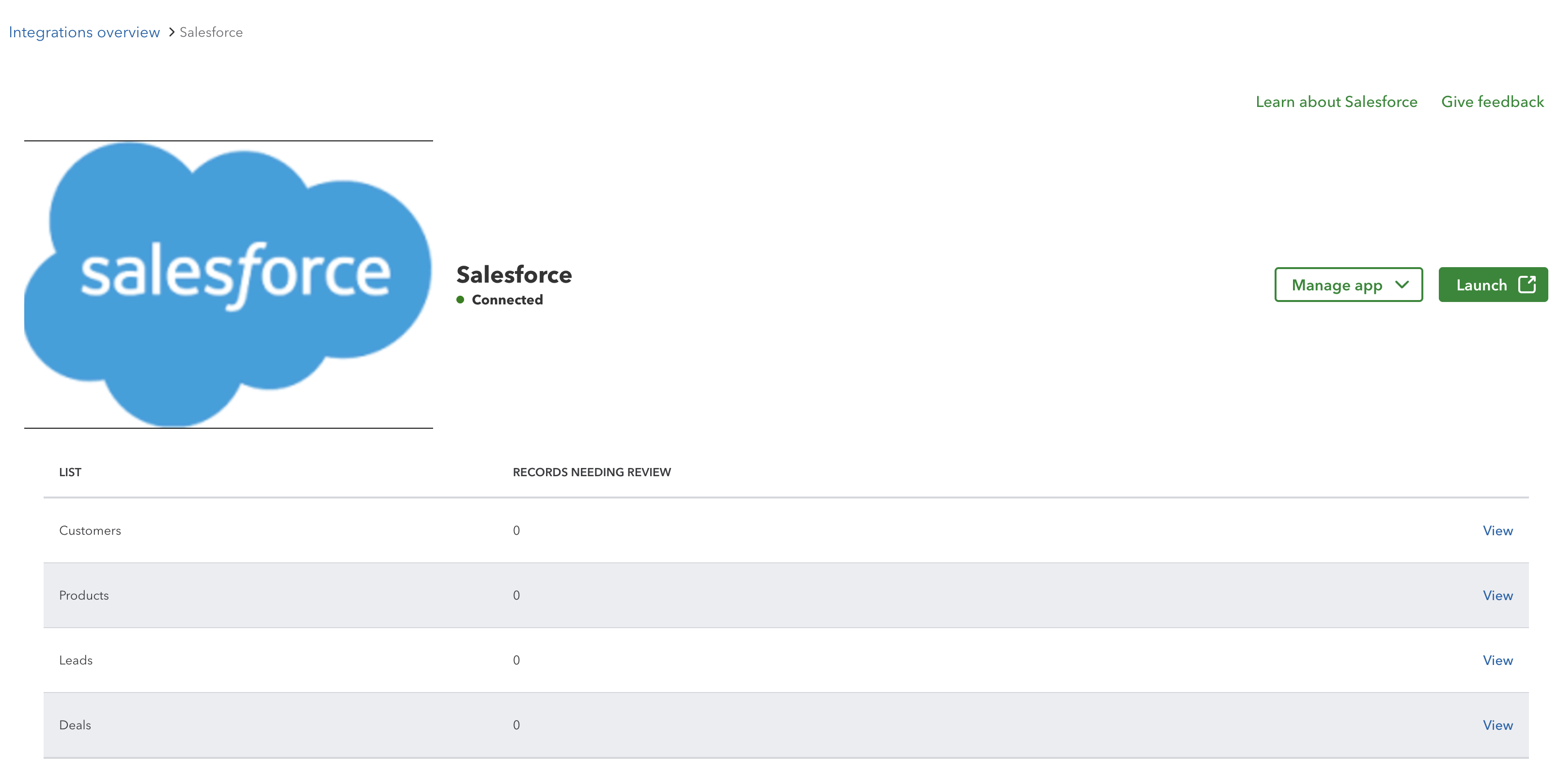 Connect Salesforce CRM Connector by QuickBooks with QuickBooks Online ...