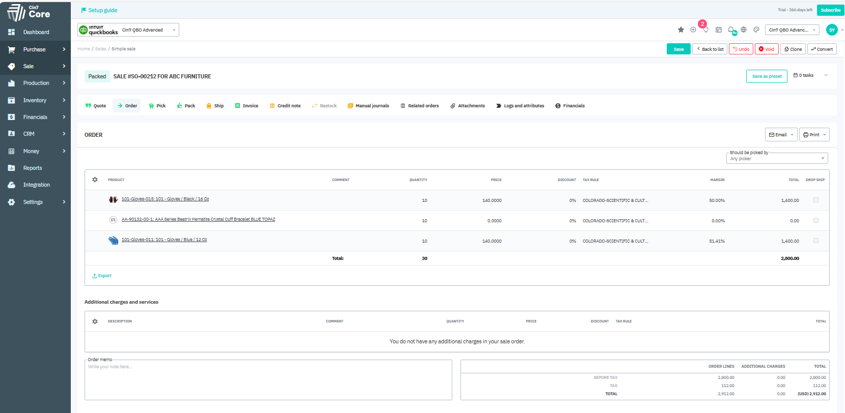 Pp Core Intuit Connect Cin7 Core with QuickBooks Online | Intuit