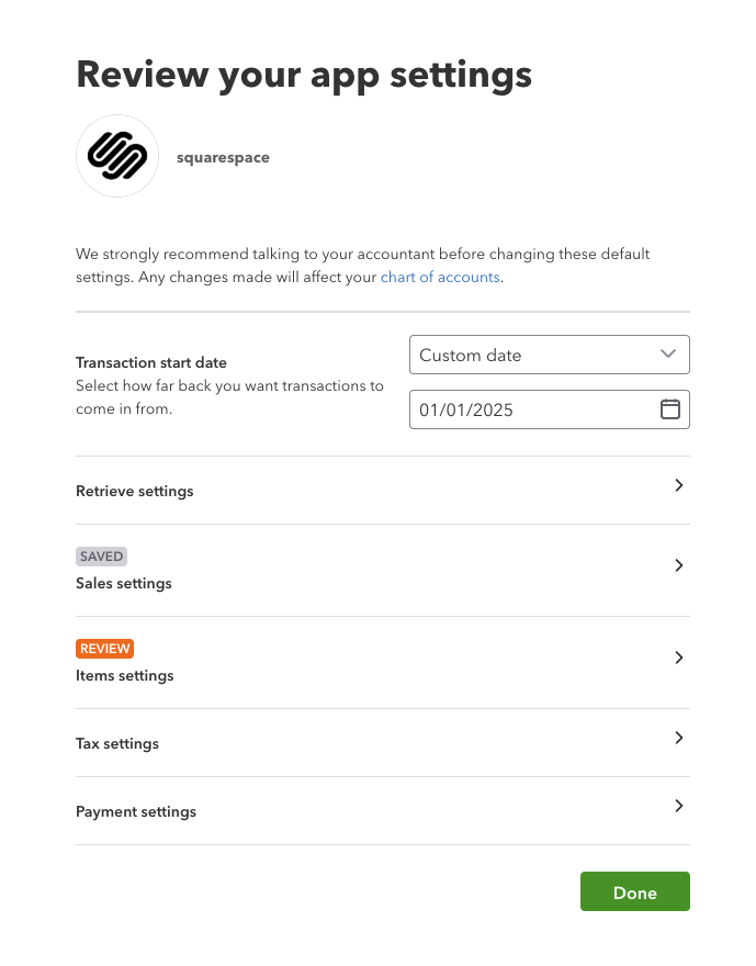 Connect Squarespace Connector by QuickBooks with QuickBooks Online | Intuit