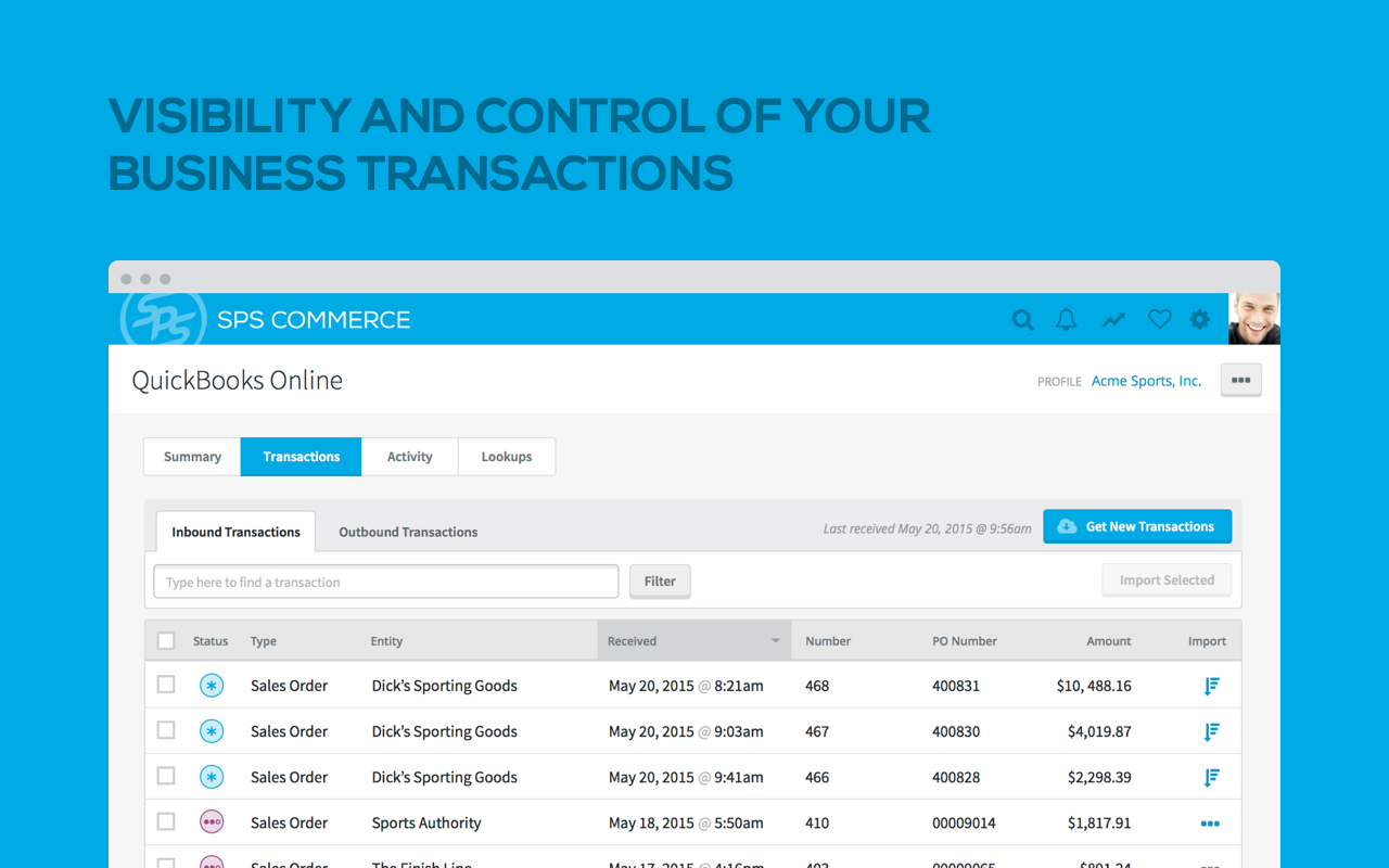quickbooks app store sps commerce
