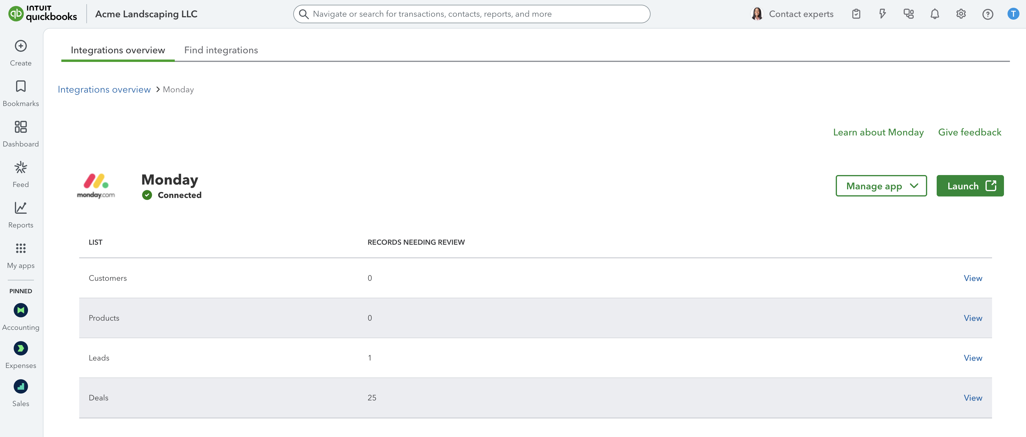 Connect Monday.com CRM Connector by QuickBooks with QuickBooks Online ...