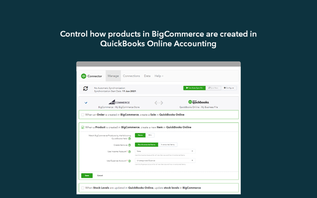 Connect BigCommerce Connector by Intuit with QuickBooks Online | Intuit