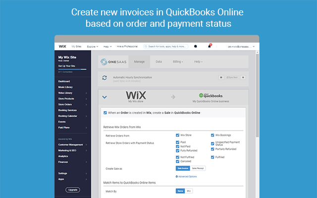Connect Wix Connector by Intuit with QuickBooks Online - Intuit